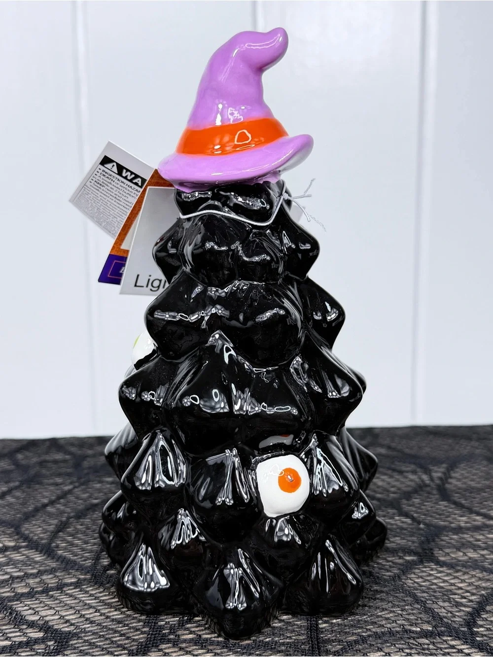 NEW 7.5” Light Up Witch Hat Halloween Tree
